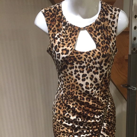 🥳3X HOST PICK🥳⬇️Price Drop ⬇️NWOTSexy animal print swim coverup dress or dress - Picture 4 of 8